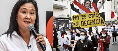 Keiko Fujimori respondió cuando le preguntaron sobre el colectivo “Fujimori nunca más Keiko responde sobre que hará con el colectivo “Fujimori nunca más” si llega a la presidencia