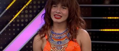 La Uchulú agradeció el respaldo del público. La Uchulú sorprende cantando 'Waka waka' de Shakira y se salva de la eliminación