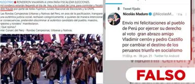 ¿Cuáles fueron las noticias falsas que se difundieron sobre la posible victoria de Pedro Castillo? ¿Cuáles fueron las noticias falsas que se difundieron sobre la posible victoria de Pedro Castillo?