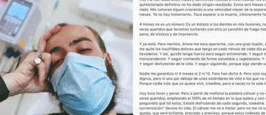 Enfermo de cáncer publicó emotiva carta antes de fallecer: Enfermo de cáncer publicó emotiva carta antes de fallecer: "Me muero, pero con la mayor suerte del mundo"