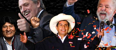 Líderes de izquierda felicitan a Pedro Castillo antes de resultados finales de ONPE Los presidentes que se adelantaron a saludar a Castillo antes de los resultados finales