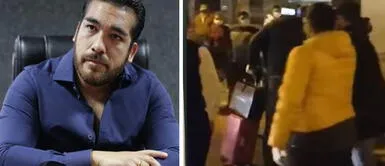 Seguridad de Álvaro Paz de la Barra agrede a reporteros de Magaly Medina Seguridad de Álvaro Paz de la Barra agrede a reporteros de Magaly Medina