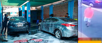 Car wash Delincuentes armados asaltaron car wash en SMP y se llevaron camioneta de cliente