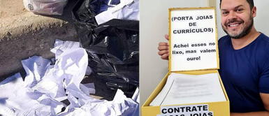 Hombre que encontró 62 currículums en la basura decide repartirlo a las empresas y les consigue trabajo Hombre decide repartir 62 currículums que encontró y les consigue trabajo