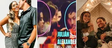 Ethel Pozo y Julián Alexander no ocultan su amor. Ethel Pozo y su pareja fueron captados dándose un romántico beso en público