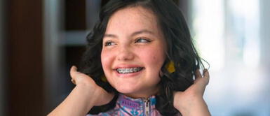 Francisca Aronsson y vestido de tul Francisca Aronsson reinterpreta el icónico vestido de Madonna en un fascinante look