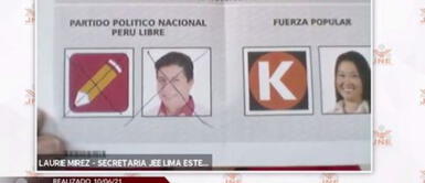 JEE anula voto a favor del candidato de Perú Libre en audiencia, pese a que era válido JEE anula voto válido a favor de Pedro Castillo