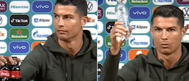Coca-Cola sufrió millonaria caída tras gesto de Cristiano Ronaldo en conferencia de prensa Coca-Cola sufrió millonaria caída tras gesto de Cristiano Ronaldo en conferencia de prensa