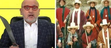 Beto Ortiz es acusado de “racistas y clasista” tras aparecer con un machete en su programa Beto Ortiz es acusado de “racista y clasista” tras aparecer con un machete en su programa