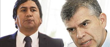 Julio Guzmán se defiende acusaciones de Vladimir Cerrón. Guzmán tilda de "lastre" a Vladimir Cerrón y asegura que no pidió ningún ministerio