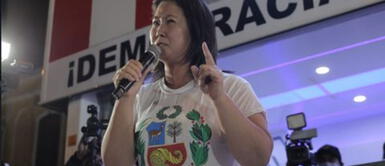 Keiko Fujimori instó a sus simpatizantes a acompañarle en su manifestación. Keiko Fujimori anuncia su participación en marcha “¡Respeta mi voto!” de hoy, sábado 19