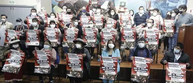 Organizaciones sociales, colectivos y personajes políticos convocaron a los ciudadanos a una marcha contra el golpe de Estado este sábado 19. Foto: Antonio Melgarejo/La República "No al golpe de Estado": convocan a Gran Marcha Nacional en apoyo a Pedro Castillo este sábado