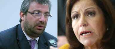 Lourdes Flores Nano insulta a jefe de la ONPE. Lourdes Flores Nano al jefe de la ONPE: "No te portes como un ladrón y entrega el padrón”