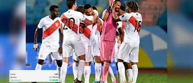 Perú vs. Colombia: Hincha apostó 1000 soles a la victoria de selección peruana y se llevó 5000 Copa América 2021 Hincha apostó 1000 soles al triunfo de Perú sobre Colombia y ganó más de 5000