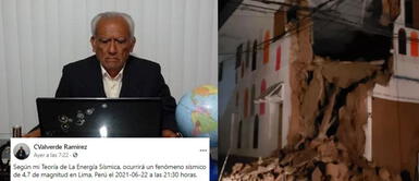 Claudio Valverde Ramírez se volvió tendencia en redes tras sus acertadas predicciones de sismos en Perú. Claudio Valverde Ramírez se volvió tendencia en redes tras sus acertadas predicciones de sismos en Perú.