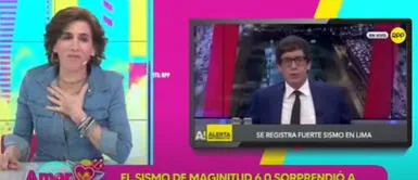 Gigi Mitre reacciona a actuar de Jaime Chincha Gigi Mitre tras reacción de Jaime Chincha a temblor: "Se asustó horrible"