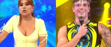 El participante de Esto es guerra fue acusado de violencia de género. Magaly Medina demuestra 'prueba' de violencia de género de Tomi Narbondo a su exnovia