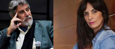 Carla García y outfit con pañuelo Carla García se adueña de la prenda más simbólica de Francisco Sagasti en moderno look