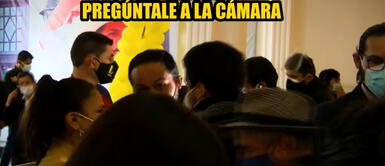 Marco Torres sería el dirigente de Perú Libre que encaró a reportero de Willax al final de conferencia de prensa. Supuesto simpatizante de Perú Libre agredió verbalmente a periodista de Willax TV