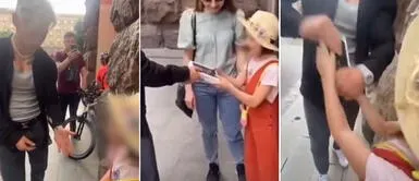Tiktoker le regala IPhone a niña y al dejar de grabar se lo arrebató de las manos Tiktoker le regala IPhone a niña y al dejar de grabar se lo arrebató de las manos