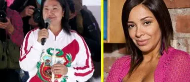 La actriz dejó contundente mensaje. Tatiana Astengo se 'burla' de Keiko Fujimori por hablar de Dios en "vigilia por la democracia"| VIDEO