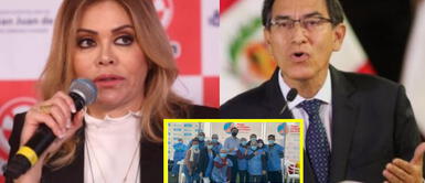 La conductora arremetió contra Martín Vizcarra. "Un ladrón que se burló del pueblo": Gisela Valcárcel a Vizcarra tras su vacunación