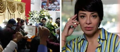 La actriz se manifestó sobre la lamentable noticia. Foto: Marco Cotrina - LR / Composición Tatiana Astengo tras la muerte del simpatizante de PL, atacado por fujimoristas: "Ese grupo violento debe pagar"