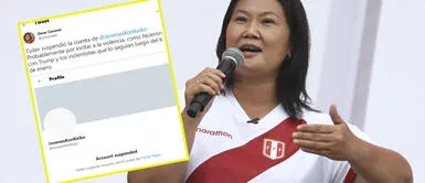 Colectivo JovenesKonKeiko se quedó sin perfil de Twitter. Twitter cancela cuenta de “JovenesKonKeiko” por incentivar a la violencia