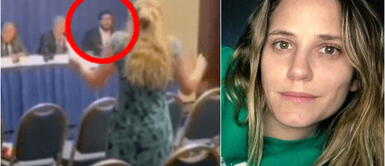 Socióloga iqueña, Francesca Emanuele, encara a delegación fujimorista en la OEA Socióloga iqueña encara a delegación fujimorista en la OEA: “Son golpistas”