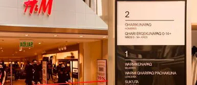 H&M y nueva tienda en Cusco H&M inaugura la primera tienda en Latinoamérica con señalización en lengua originaria