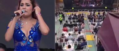 Corazón Serrano realizó primer concierto con público en Perú tras año y cuatro meses de paralización. Corazón Serrano realizó el primer show con aforo limitado en el Perú, VIDEO