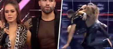 El jurado tuvo duras críticas a la presentación de Jossmery Toledo. Foto: captura de América TV El jurado tuvo duras críticas a la presentación de Jossmery Toledo. Foto: captura de América TV