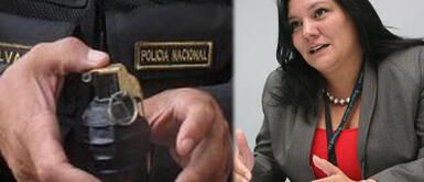 Dejan granada cerca de vivienda de ministra ¡Increíble! Sujeto deja granada cerca de la vivienda de la ministra de Defensa