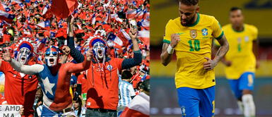 Copa América 2021 Afición chilena quieren ver a selección peruana ganando ante Brasil Hinchada chilena apoya a la 'Bicolor' frente a Brasil por la Copa América