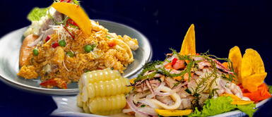 ¿Ceviche o arroz con mariscos? Dos exquisitos manjares para tu almuerzo. Perú vs. Brasil: ¿Arroz con mariscos o un rico ceviche previo al encuentro?