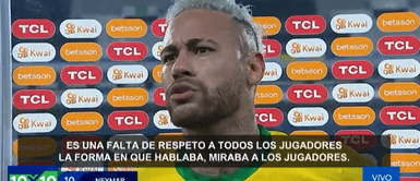 Neymar denunció malos tratos del árbitro del Perú vs. Brasil: Neymar acusó de malos tratos al árbitro del Perú vs. Brasil: "Era muy arrogante"