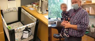 Profesor pone una cuna en la universidad para que una alumna y madre primeriza siga sus estudios Profesor pone una cuna en la universidad para que una alumna y madre primeriza siga sus estudios