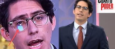 Hijo de Federico Salazar es blanco de críticas por usar teleprompter en su primer día en Cuarto Poder Federico Salazar: Critican a Sebastián Salazar por usar Teleprónter en su primer día en Cuarto Poder