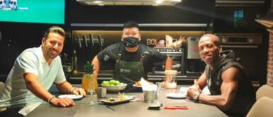 Luis Advíncula y Claudio Pizarro se juntaron en España en un restaurante de comida peruana. Luis Advíncula y Claudio Pizarro se reencontraron en Europa: "Entre capitanes"