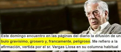 El País rechaza argumentación de Vargas Llosa por supuesto fraude electoral en Perú El País rechaza argumentación de Vargas Llosa por supuesto fraude electoral en Perú