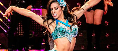 Alisson Pastor y vestido sofisticado Alisson Pastor se introduce en la alta costura con sofisticado vestido de reina de belleza