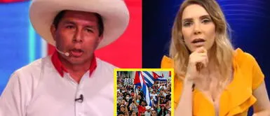 La periodista se manifestó sobre el mensaje que dio Pedro Castillo. Pedro Castillo se pronuncia sobre Cuba y Juliana le responde: “Se le olvidó mencionar la dictadura”