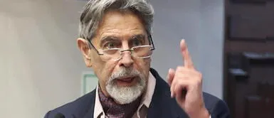 Presidente Francisco Sagasti sobre manifestaciones violentas de fujimoristas. Presidente Sagasti sobre ataques a ministros: "Lo que hemos visto hoy se pasa de la raya"