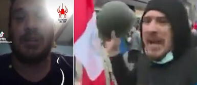 El presunto agresor da la cara, pero arremete contra la periodista. Simpatizante de FP que atacó a reportera de Canal N se defendió: “No la agredí, solo le grité”