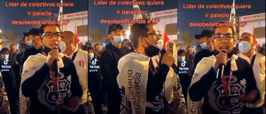 Organizador de la marcha pide a Keiko que se deje de discursos y aplique la violencia para tomar el poder Organizador de la marcha pide a Keiko que se deje de discursos y aplique la violencia para tomar el poder