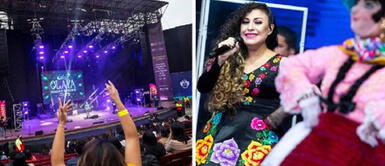 Concierto presencial Concierto en vivo: Se realizó el primer show presencial en el Parque de la Exposición