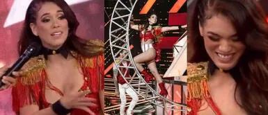 Jazmín Pinedo se mostró apenada por no haber hecho una buena presentación. "Me duele mucho": Jazmín Pinedo se quiebra al sufrir lesión tras bailar en Reinas del show