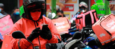 Los trabajadores piden mejoras en sus derechos laborales. Congreso aprueba ley que reconoce derechos laborales de trabajadores de delivery