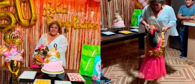 TikTok viral: Mujer conmueve en redes sociales al bailar con su perra en su cumpleaños Señora cautiva en redes al bailar con su cachorra el día de su cumpleaños