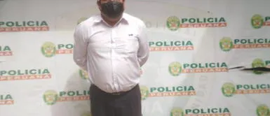 Acusado fue detenido en su negocio del Callao y negó las imputaciones en su contra a pesar de que existe una condena. Foto: PNP Capturan a profesor condenado a 30 años de cárcel por tocamientos a tres alumnas en Callao